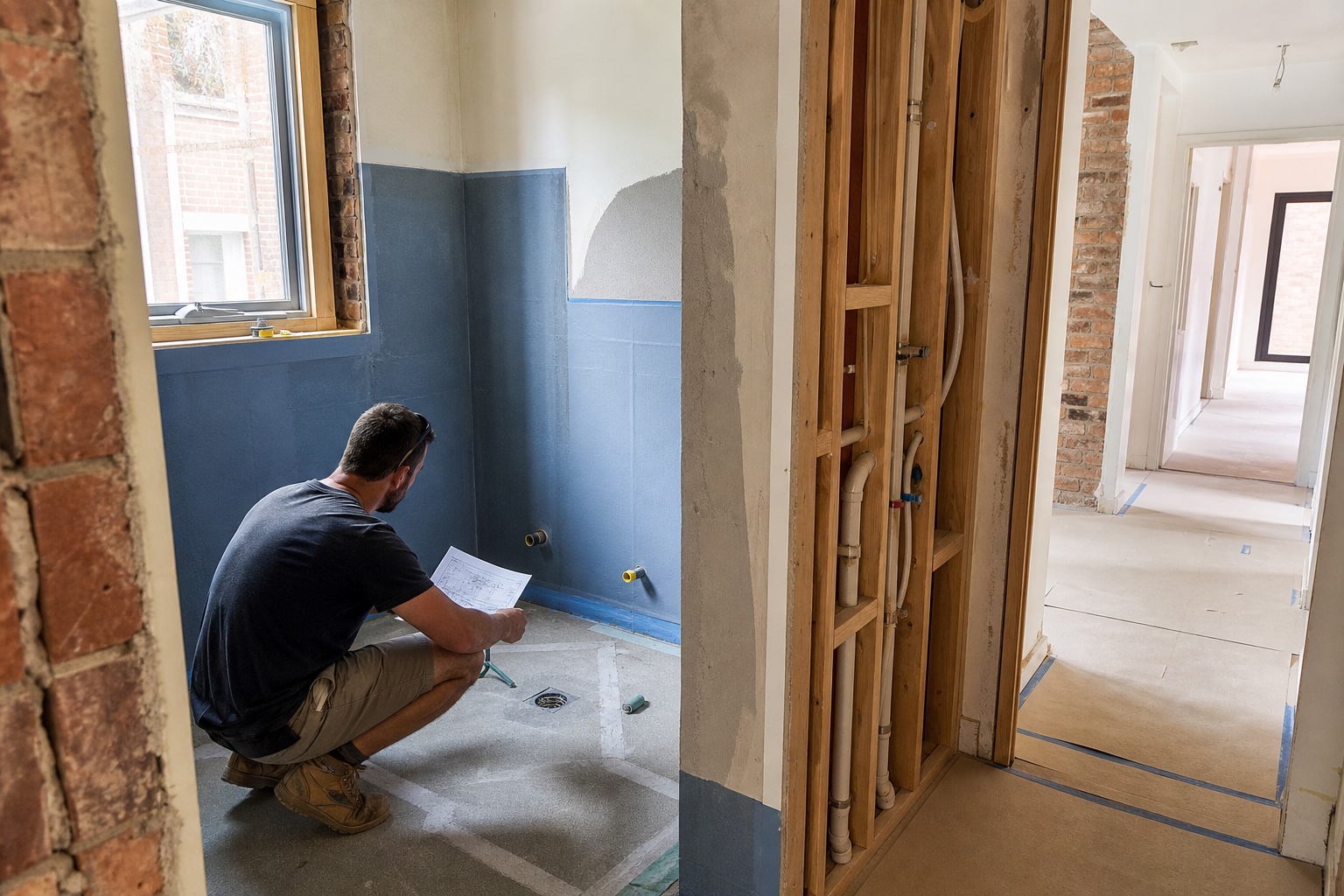 Whole-home renovation rough-in